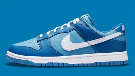 dark marina blue nike dunks|light blue and dark dunks.